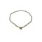 Baroque beads string OT buckle necklace