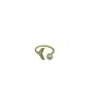 White mother-of-pearl fishtail ring