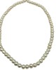 Gold pearl necklace