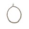 Colorful beaded pearl necklace