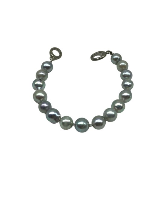 Grey pearl bracelet