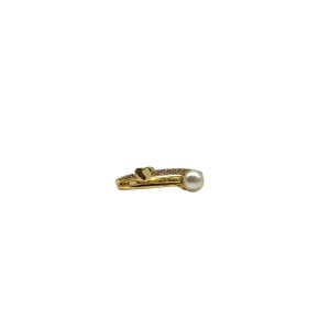 Love double pearl Ring