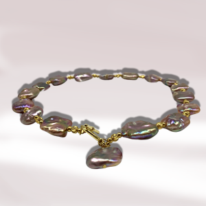 Baroque irregular necklace