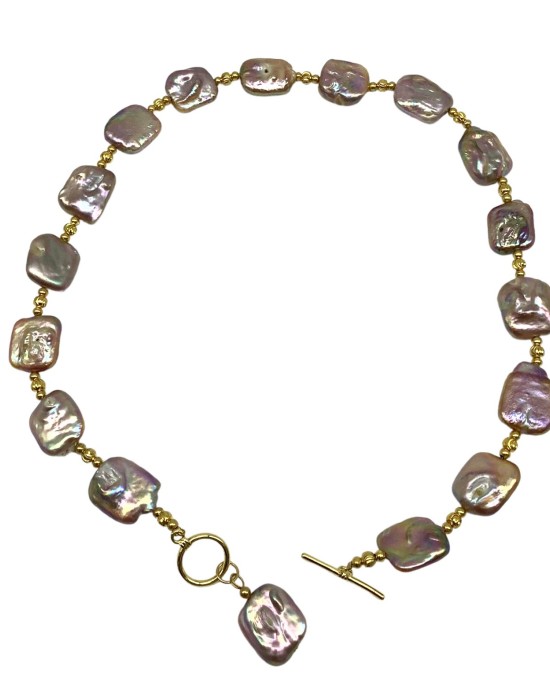 Baroque irregular necklace